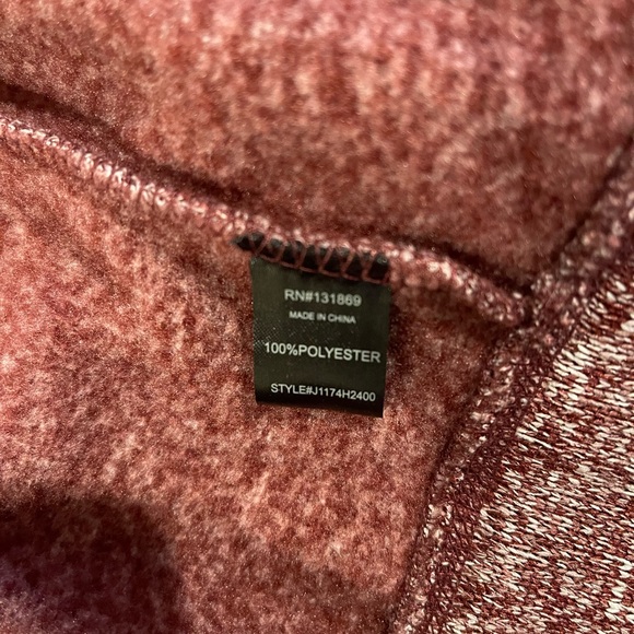 Inspired Hearts Red Hooded Sweater - Picture 8 of 10